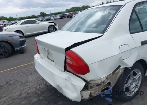 2001 Mitsubishi Mirage Es из США, поврежденный, VIN JA3AY26C91U048518